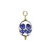 304 Stainless Steel Lampwork 3D Fruit Charms Strawberry Flora Grape Porcelain Pendant For DIY Necklace Bracelet Making, 1 Piece