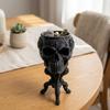 3D Printed Skull-Shaped Table Vase Gothic Skull Storage Pot Figurine  Indoor Home Decor
