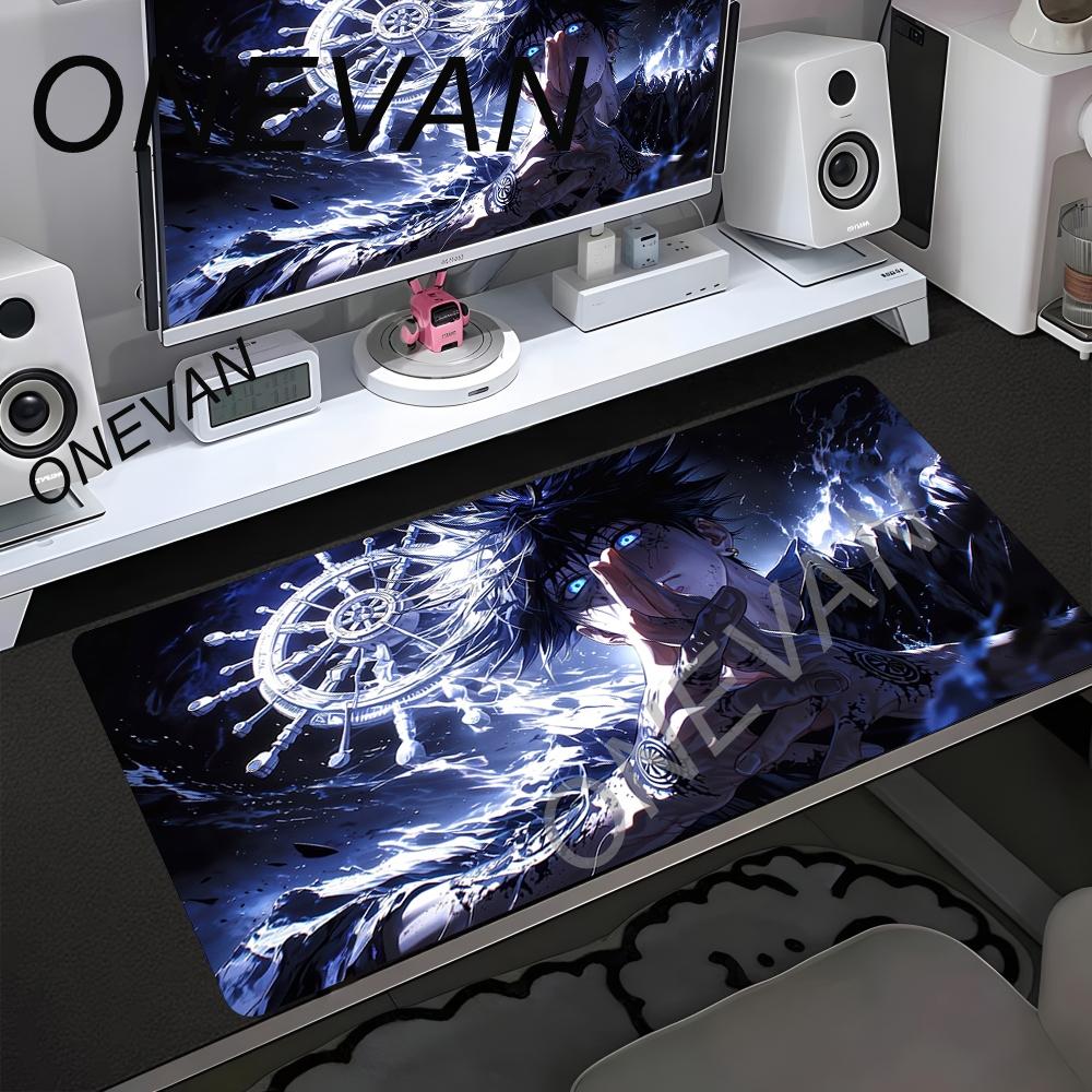 Tapete de Rato Roxo de Anime HD Jujutsu Kaisen Teclado de Jogo Mesa Tapete de Secretária Portátil Satoru Gojo Mousepad PC Gamer Gabinete Tapete de Secretária Estendido