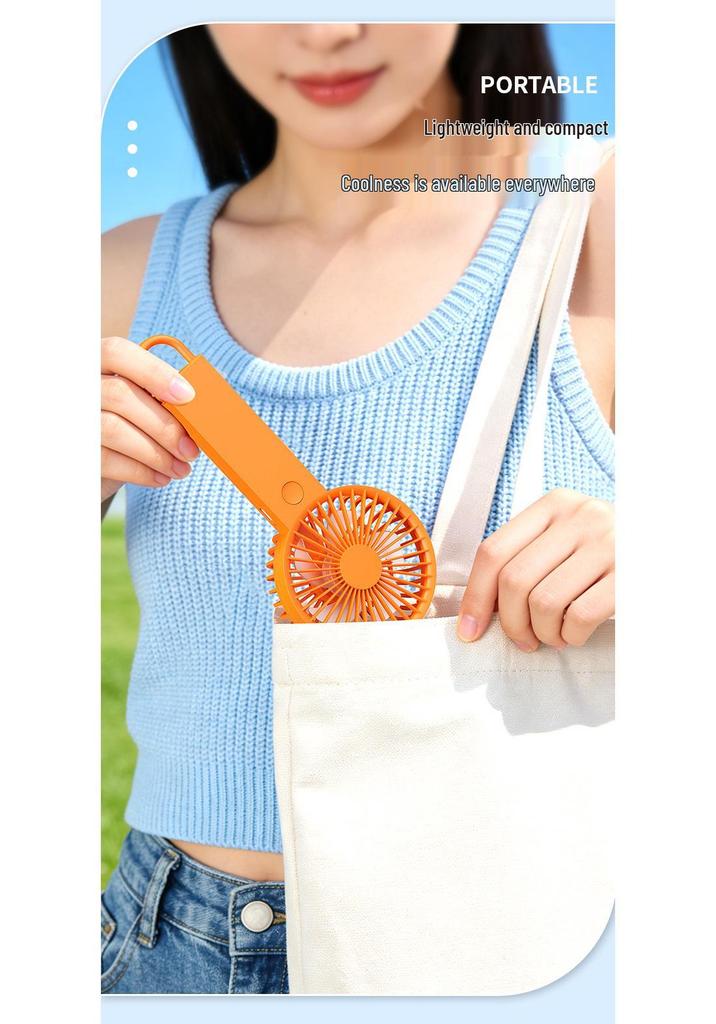 Customizable Portable USB Mini Fan for Outdoor & Office Cooling