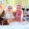 New 16 Cm Mini Confused Doll With 13 Movable Joint 3D Big Eyes For Girls Diy Dress Up
