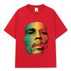 Retro Hip Hop T-shirts for men and women 100% cotton Bob Marley One Love Graphic T-shirt Reggae Short sleeve T-shirt Street wear