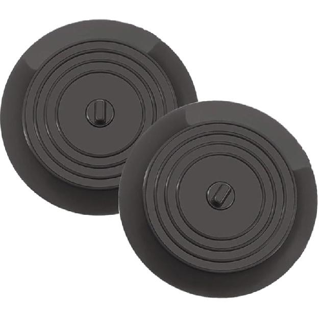 Silicone Sink Plug, Floor Drain Cover Drain Plug for Kitchen, Bathroom and Laundry,1 Pack, Black чёрный