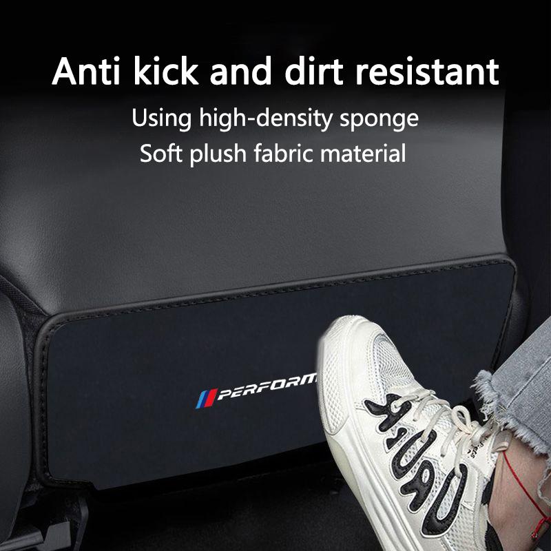 Car Back Protector Cover Seat Back Mat Anti-Kick Cushion Pads FOR BMW Performance X1 X2 X3 X4 X5 X6 X7 1 2 3 4 5 6 7 F30 F34 E90