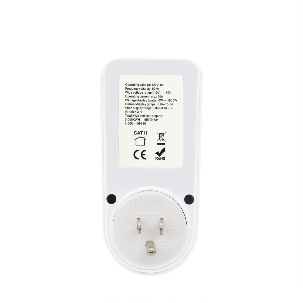Digital Display Electrical Energy Monitor Socket Energy Monitor Electricity Consumption Monitoring
