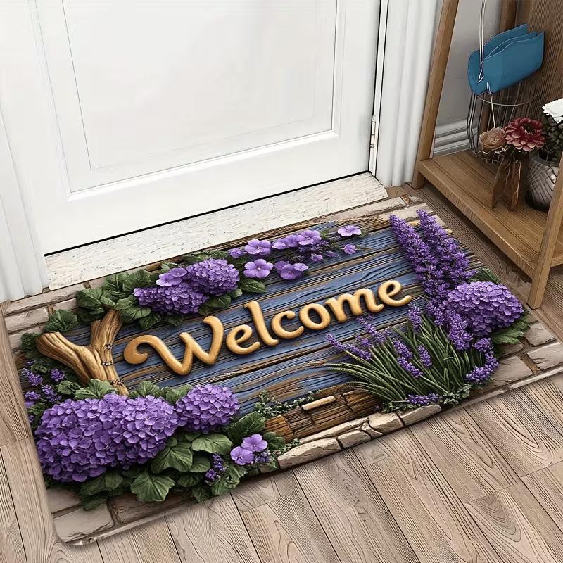 

A Rectangular Outdoor Door Mat That Is Easy To Clean and Does Not Fade Suitable for Garden and Outdoor Home Decorative Mats 50X80cm