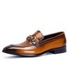Pre-Sale: Men's Genuine Leather Pointed Toe Loafers - Business Casual Handmade Shoes