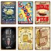 Wonder Bread Metal Signs Handmade Pies Vintage Poster Kitchen Decor Cafe Bar Shop Decorative Plate Food Cook Wall Sticker YI-154