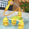 Non-Toxic Cute Duck Electric Water Spray Bathroom Bathing Toys Baby Bath Toys Kids Bath And Shower Bathtubs Interactive Children Gifts Hot