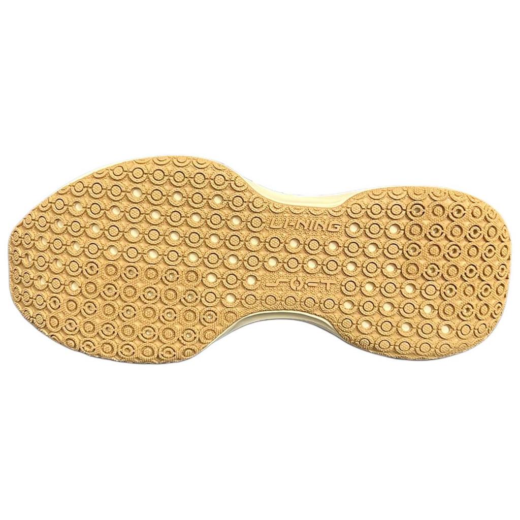 Li Ning Soft COOL Fashion Trend Abrasion Resistant Rebound Low Top Casual Shoes Women's Beige AGLU050-2