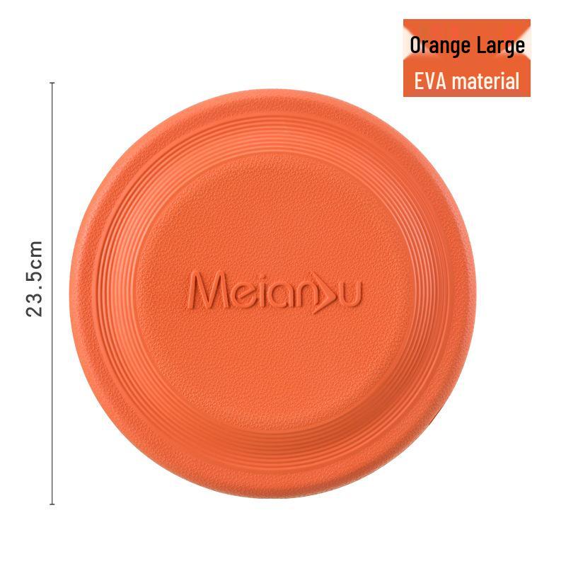 Meianju Durable Floating Soft Frisbee Toy for Dogs - TPR Material, Ideal for Training and Outdoor Fun