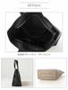 Genuine leather simple tote bag S black [leather laboratory] (smooth)