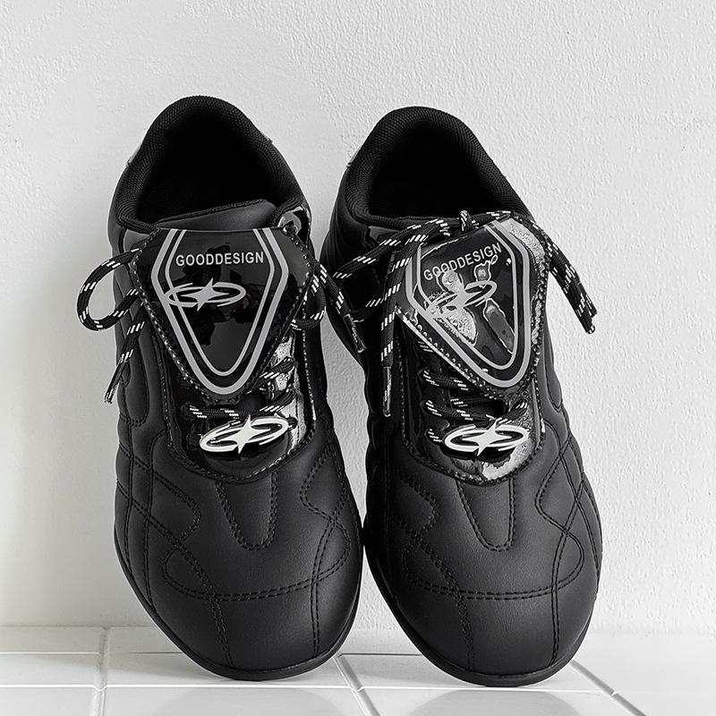 

Turbo Racing Unisex Thin-Soled Black Casual Soccer and Commuting Shoes 41 чёрный