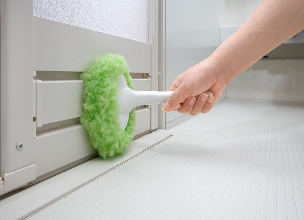 Sanko Bathroom Cleaning Joint Amazing Whole Bath Special Fiber That Removes Dirt with Just Amazing Made In Brush, Type, Cleaner, Water, Green, Fresh,