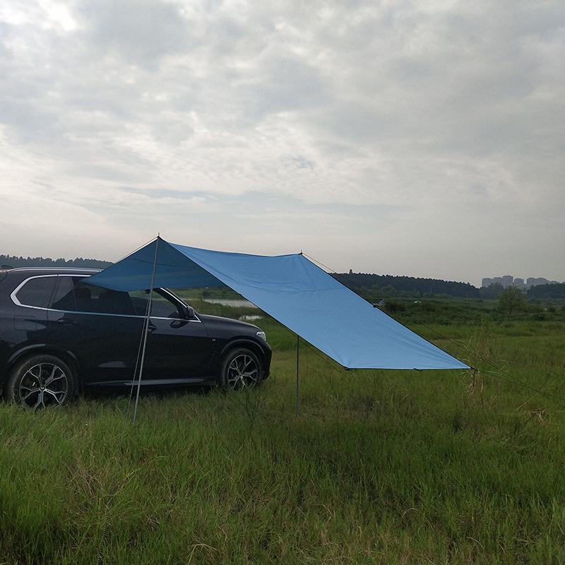 Car Sunshade Side Awning for Outdoor Camping - Rear Tent & Canopy for SUV and RV