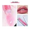 QIBEST Wässriger Lipgloss, Spiegelglas-Lippenglasur, feuchtigkeitsspendend, nährend, wässriger Lipgloss, lichtecht, transparenter Lipgloss