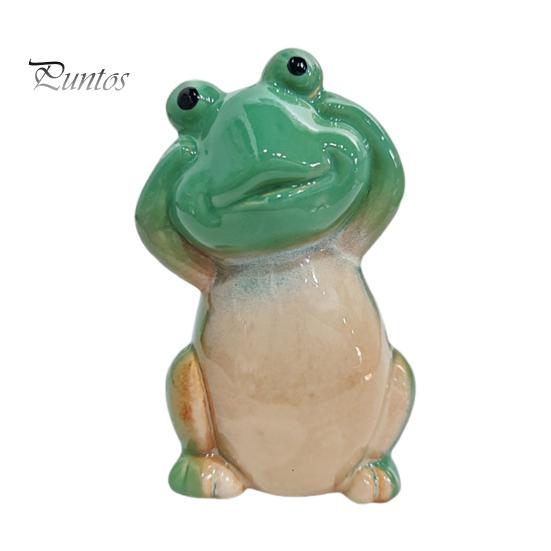 

1/2 шт. мультяшная зеленая керамическая лягушка, крышки для туалетных болтов, простая установка, декор в виде животных, украшение для ванной комнаты 1pc
