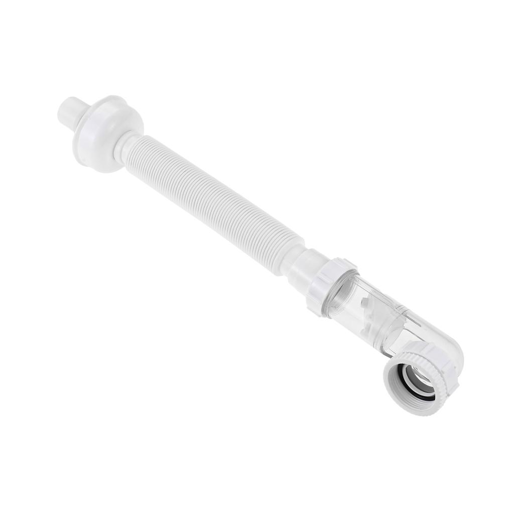 Bathroom Waste Pipe Space-Saving Waste Pipe 1 1/4" Bathroom Sink Plumbing Parts Home Retractable Drainage Tube Drain Down Hose