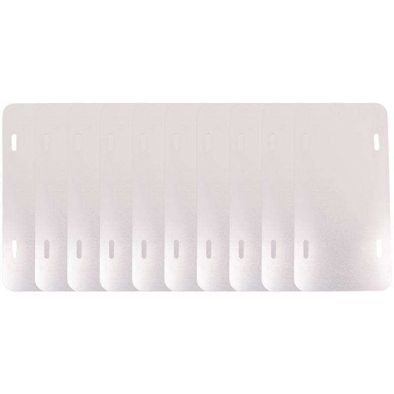 Premium 10 Pack Sublimation License Plate Blanks,Heat Thermal Transfer DIY Picture,Aluminum License Plate Tag License Plate Covers Frames 6