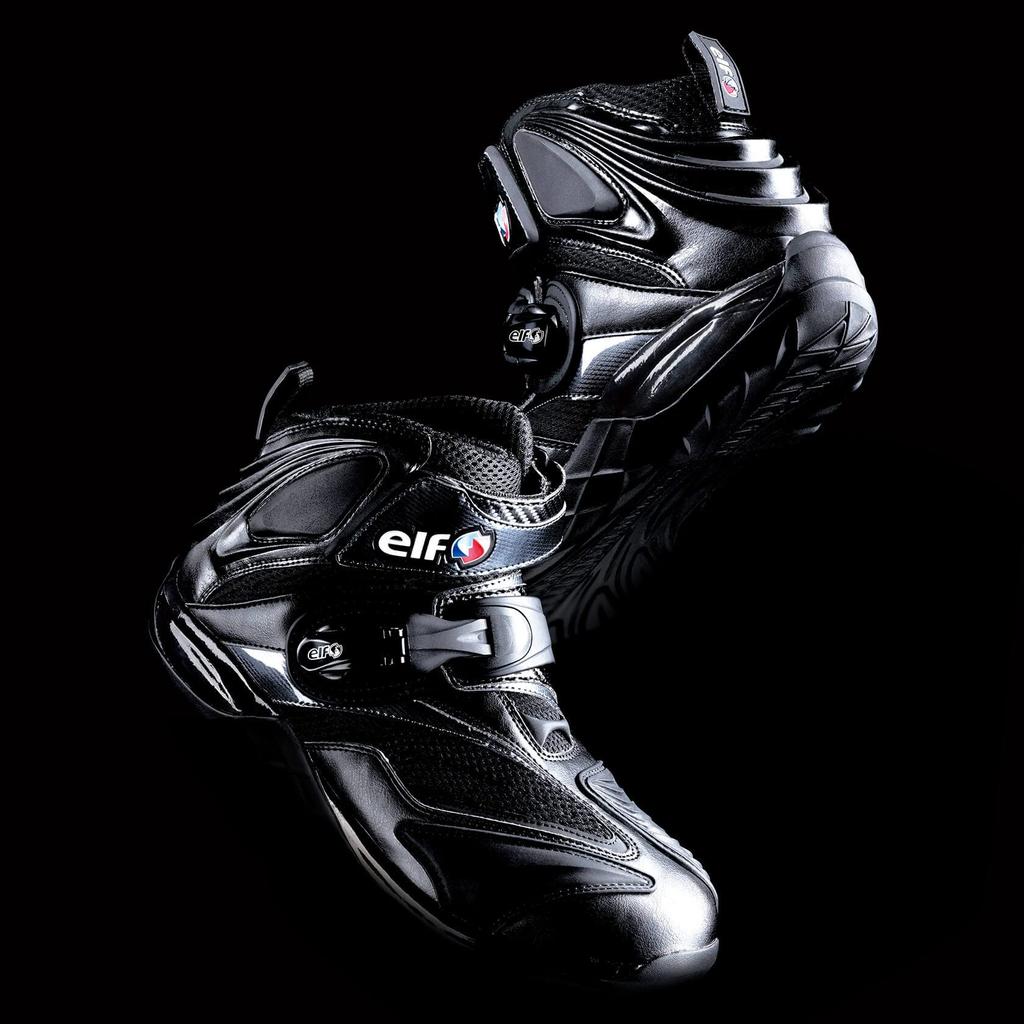 ELF Synthese15 Riding Size Shoes, Black, 24.0cm