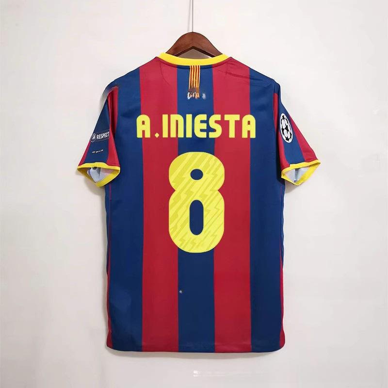 Maglia Barcelona 10-11 14-15 Casa N.. 10 No. 11 Maglia da calcio Neymar Maglia retrò