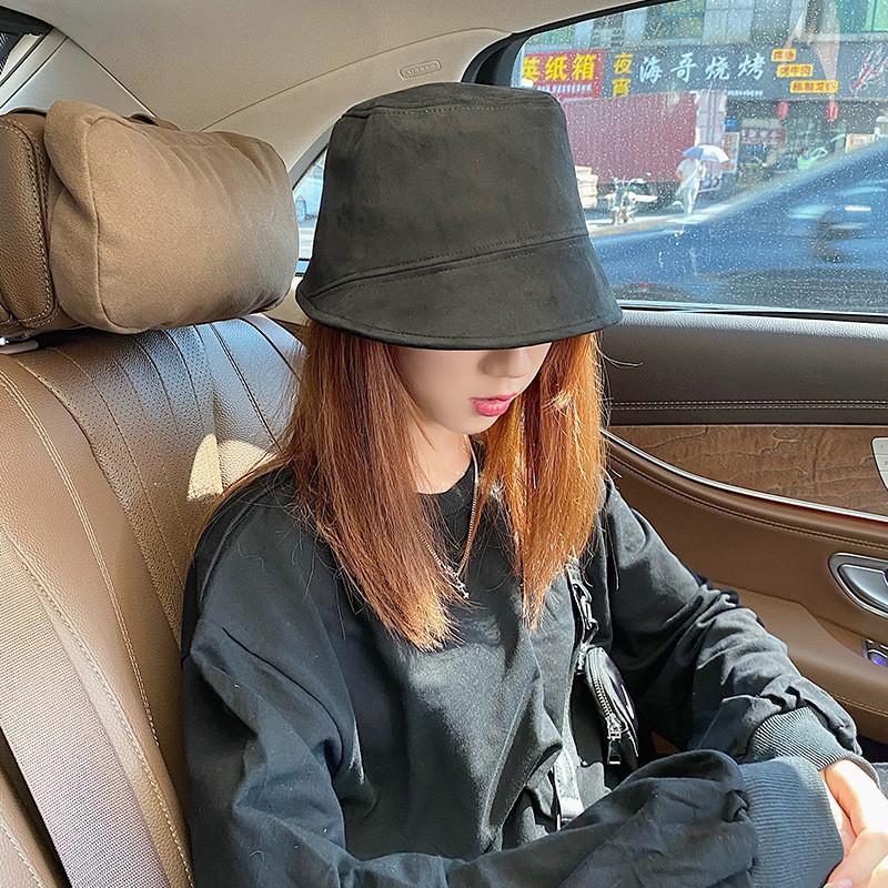 Brim Wide Chic Suedelook Bucket Hat Comfortable And Stylish For All Seasons
