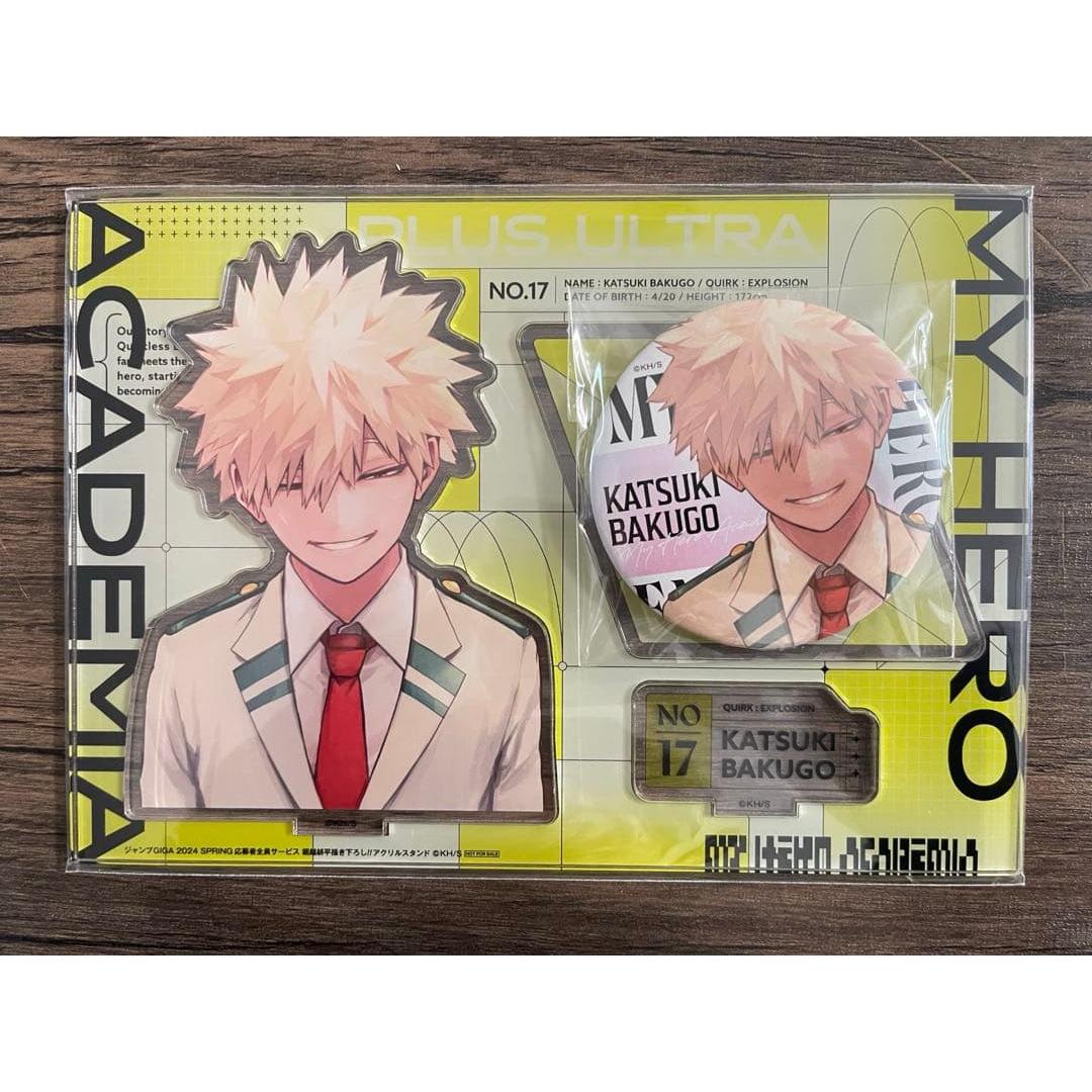 Katsuki Bakugou Hiroaka All Applicants Service Acstar & Can Badge Uniform GIGA