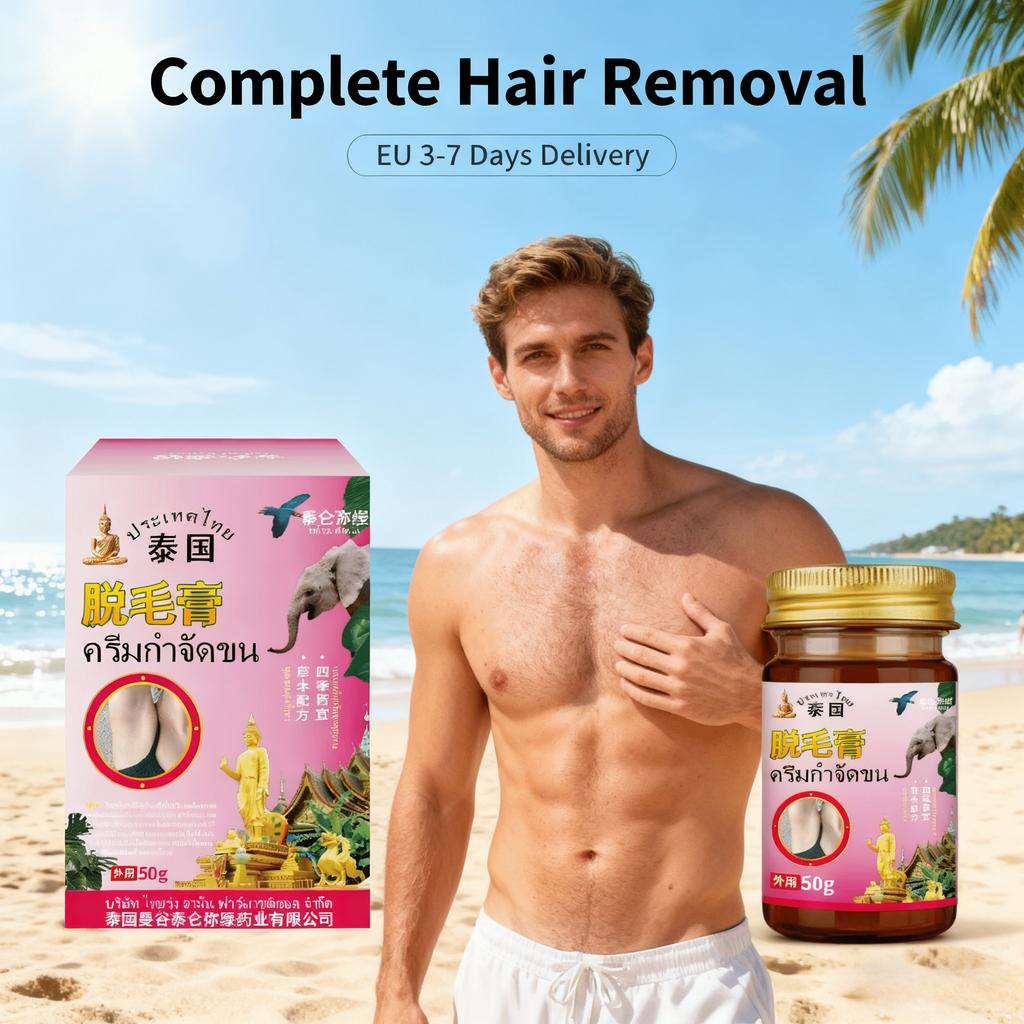 Herbal Multi-Area Hair Removal Cream - Gentle & Smooth