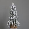 Mini Flocked Christmas Tree Small Pine Base Simulation Pe Cypress Pine Needle Christmas Tree 20/25/30 Cm Christmas