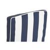 Coussin - DKD HOME DECOR - Rayures - Bleu - 42x4x115 Cm - Résistant À L'eau