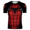 Men's 3D Print Sports Short-Sleeved T-Shirt - Superhero Sweatproof and Breathable Running Sports Shirt - Summer Adult Top