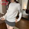 Maglione da Donna Langsha Versatile con Scollo a Girocollo