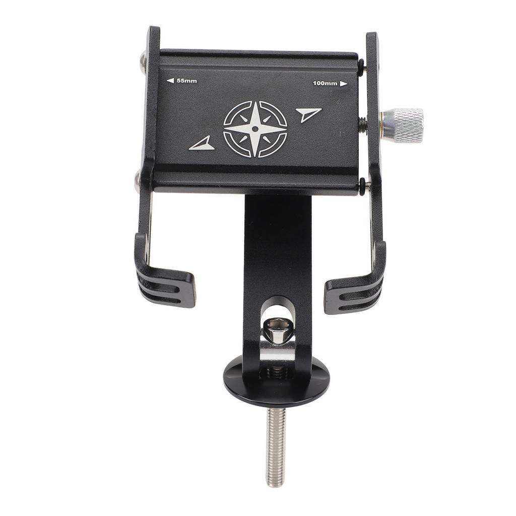 Soporte para Teléfono de Manillar de Bicicleta Aleación de Aluminio Giratorio Universal para Bicicleta Ciclismo Soporte para Teléfono para Teléfonos Móviles de 55 a 100 mm