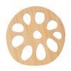 Creative Lotus Flower Drink Coasters Wooden Round Cup Mat Table Mat Tea Coffee Mug Placemat Home Decoration Kitchen Accessories