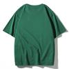 Summer Men's and Women's New Printed Pure Cotton Round Neck T-shirt Shoulder Down Style T-shirt