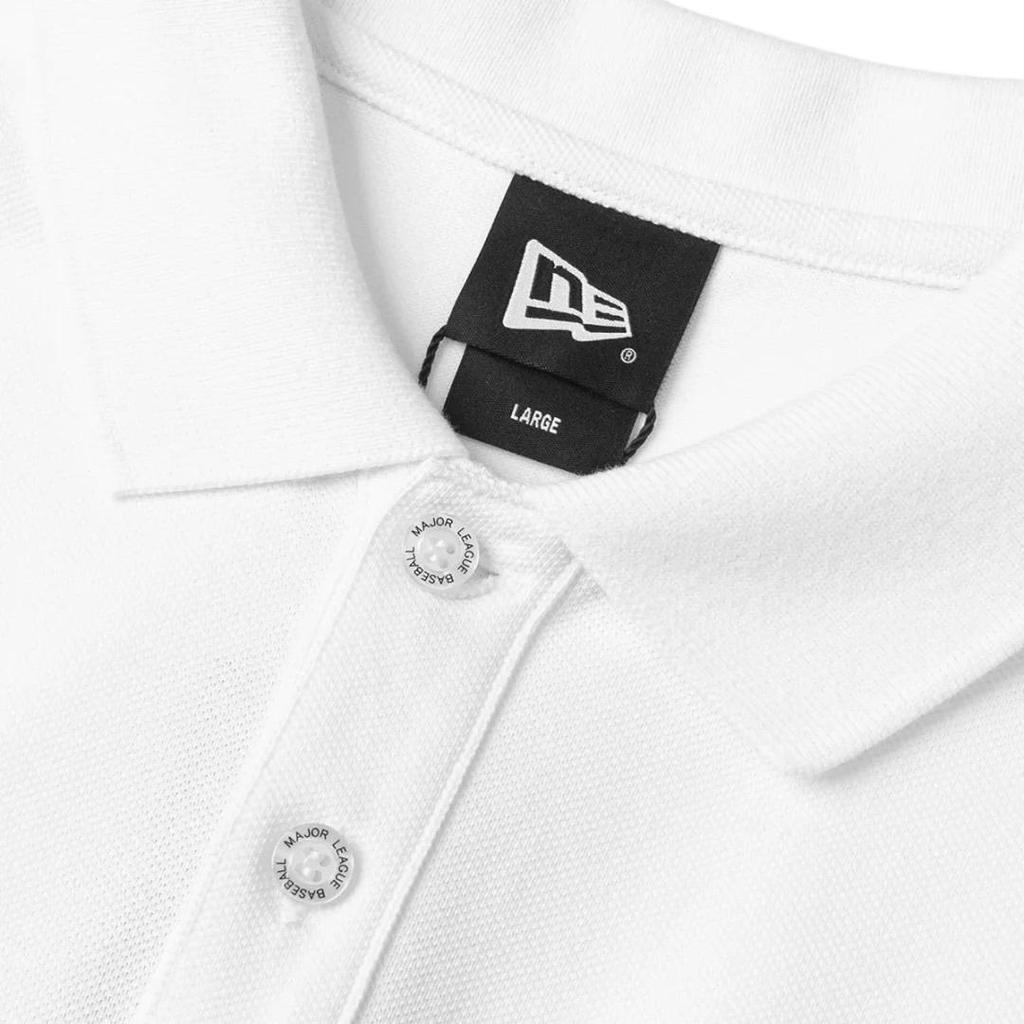 New Era MLB New York Yankees Logo Letter Print Short Sleeve American Polo Shirt Unisex polo shirts White 12848781