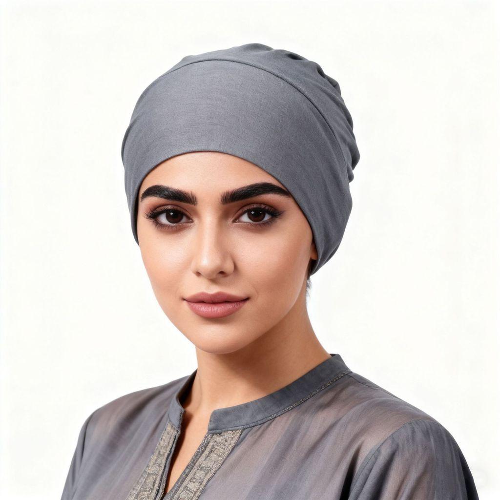 Cappello Foulard in Cotone e Seta per Donna con Protezione Antivento e Solare Ideale per l'Uso Quotidiano