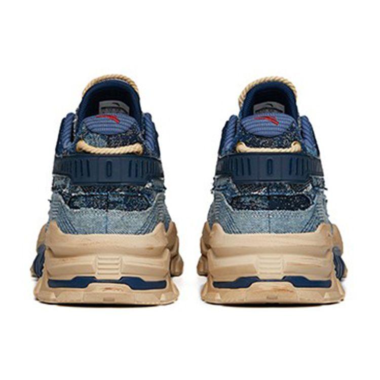 Anta Shadow Series Casual Low-Top Sneakers Men Sneakers Blue 912218026-1
