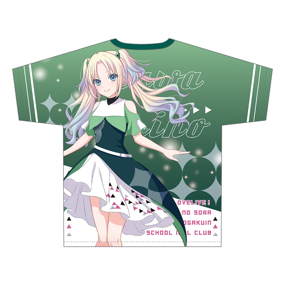 KADOKAWA Love Live Hasunozora Girls' Academy School Idol Club Full Graphic T-Shirt Ver. Suirinmai Osawa Rurino Length 730mm x Width 550mm x Sleeve