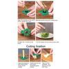 Plum Blossom Vegetable Chopper Practical Onion Cutter Grater Scallion Slicer  Vegetable