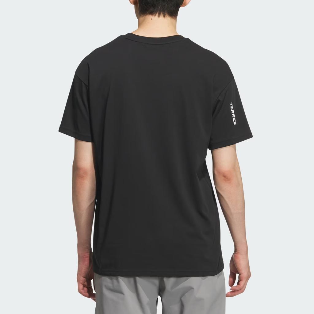 adidas Terrex FW25 Graphic Multi Crew Neck Loose Short Sleeve T-Shirt Men Tops KE3720