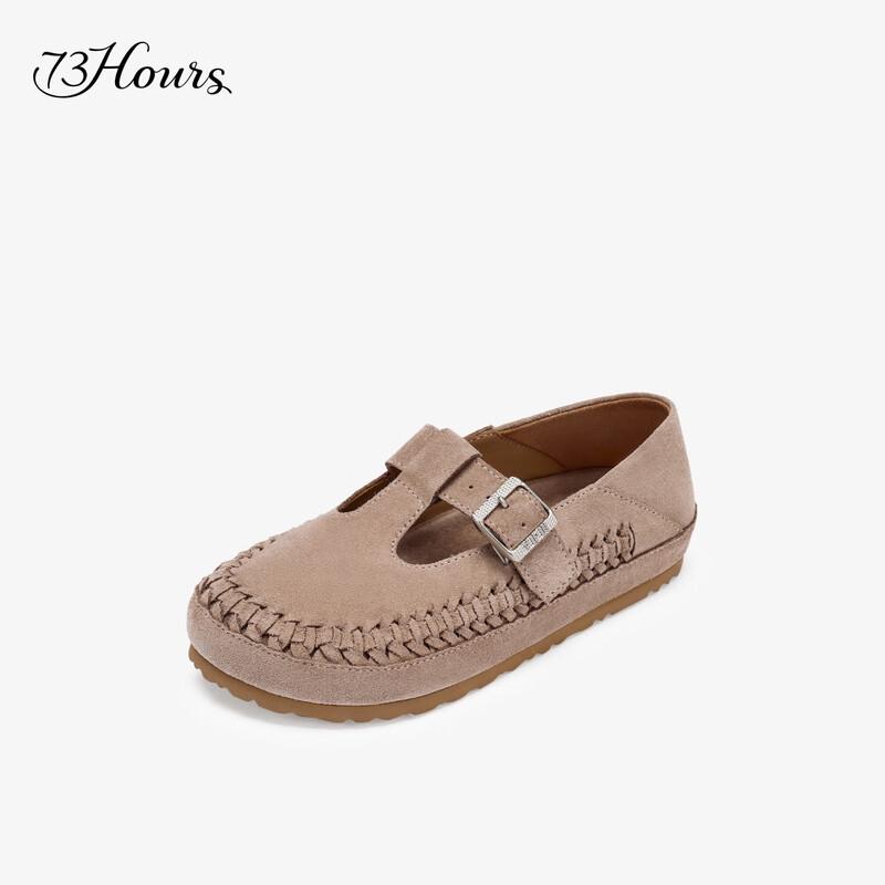 73Hours Women s Closed-Toe Flat Slip-On Sandals 36