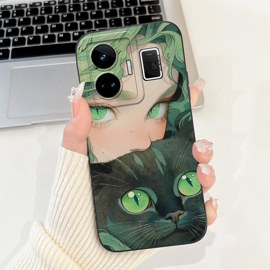 For Realme GT3 Case RMX3709 Cute Funny Cartoon Cover Soft Silicone Case For Realme GT Neo 5 Neo5 240W RealmeGT3 Back Cover Coque