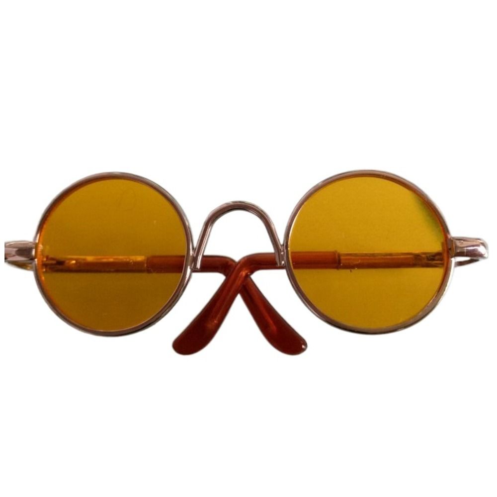 for 1/31/4 BJD Accessories Glasses Clothes For 10/15cm Dolls Cute Heart Frame Plush Doll Eyeglasses