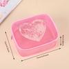 Women's Fashion Portable Sequin Love Heart Cosmetic Bag Zipper Pouch Cute Travel Toiletries Storage Bag