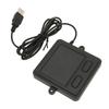 Wired USB Touchpad Multifunctional High Sensitivity 2 Button Design Black Portable Trackpad for Laptop Desktop Home