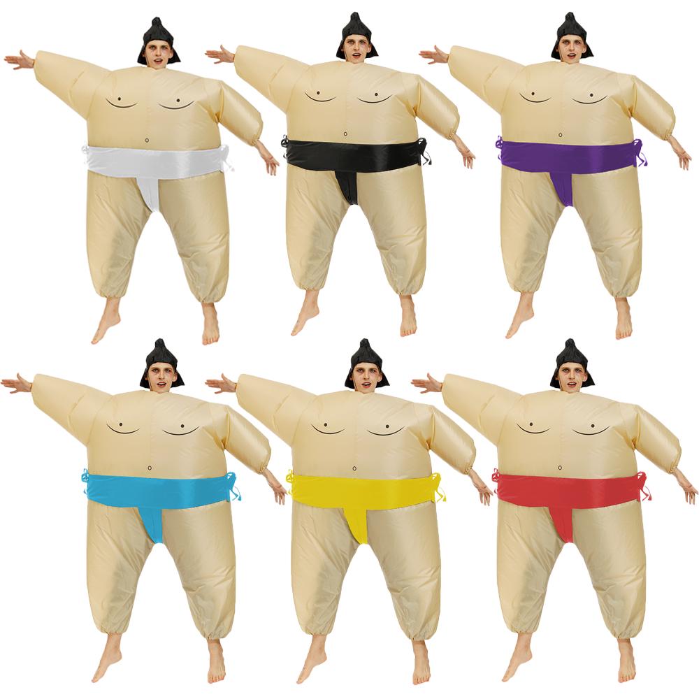 Sumodrakt Bryter Oppblåsbar Drakt Blås Opp Festantrekk Cosplay Kjole Barn Menn