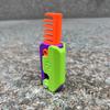 3D Fidget Cutter Toy Stress Relief Smooth Blade Hidden Scabbard Cool Functional Carrot Cutter