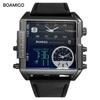 SKMEI F920 New Style China Male Digital Watch Perfect PU Leather Strap 3 Time Zone Waterproof Giant  Sports Watch Kit