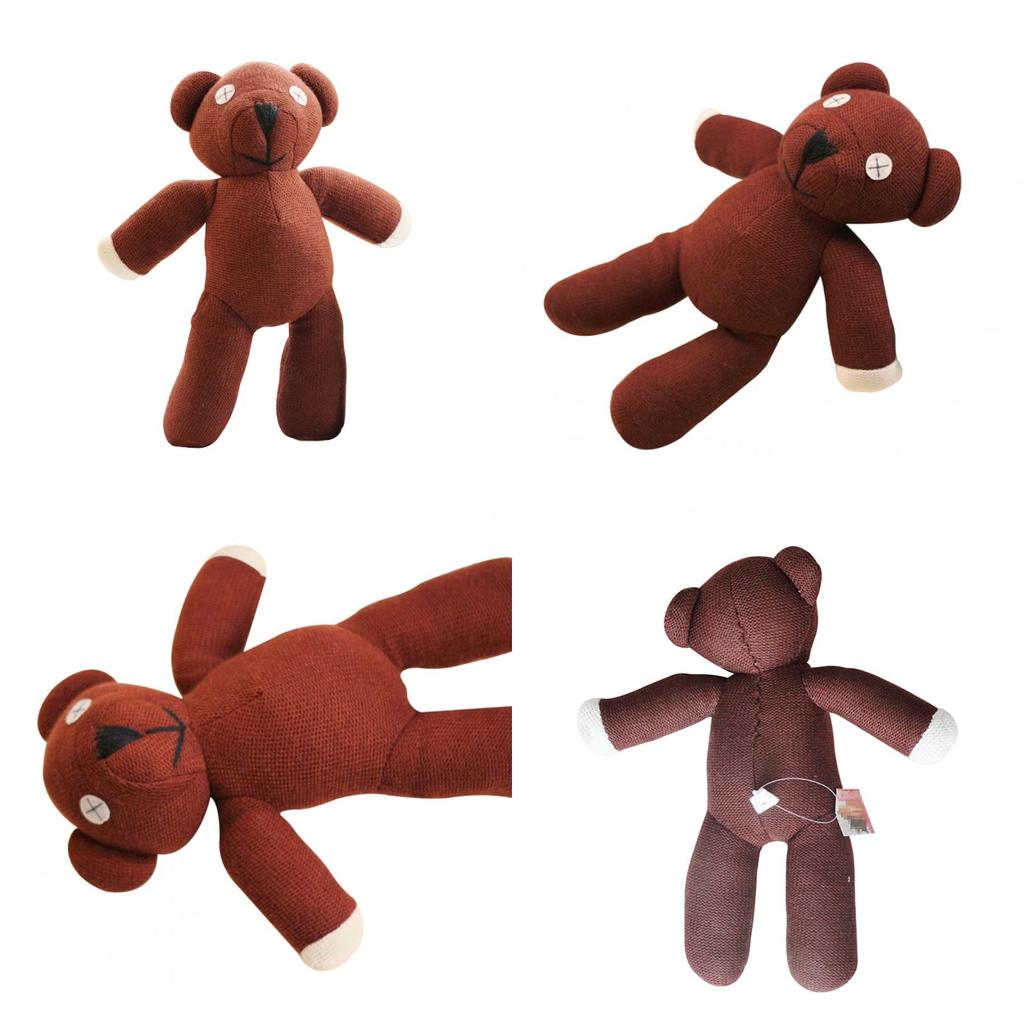 Mr Bean Teddy Plush Doll Brown 23cm Soft Stuffed Figure For Kids Gift And Novelty